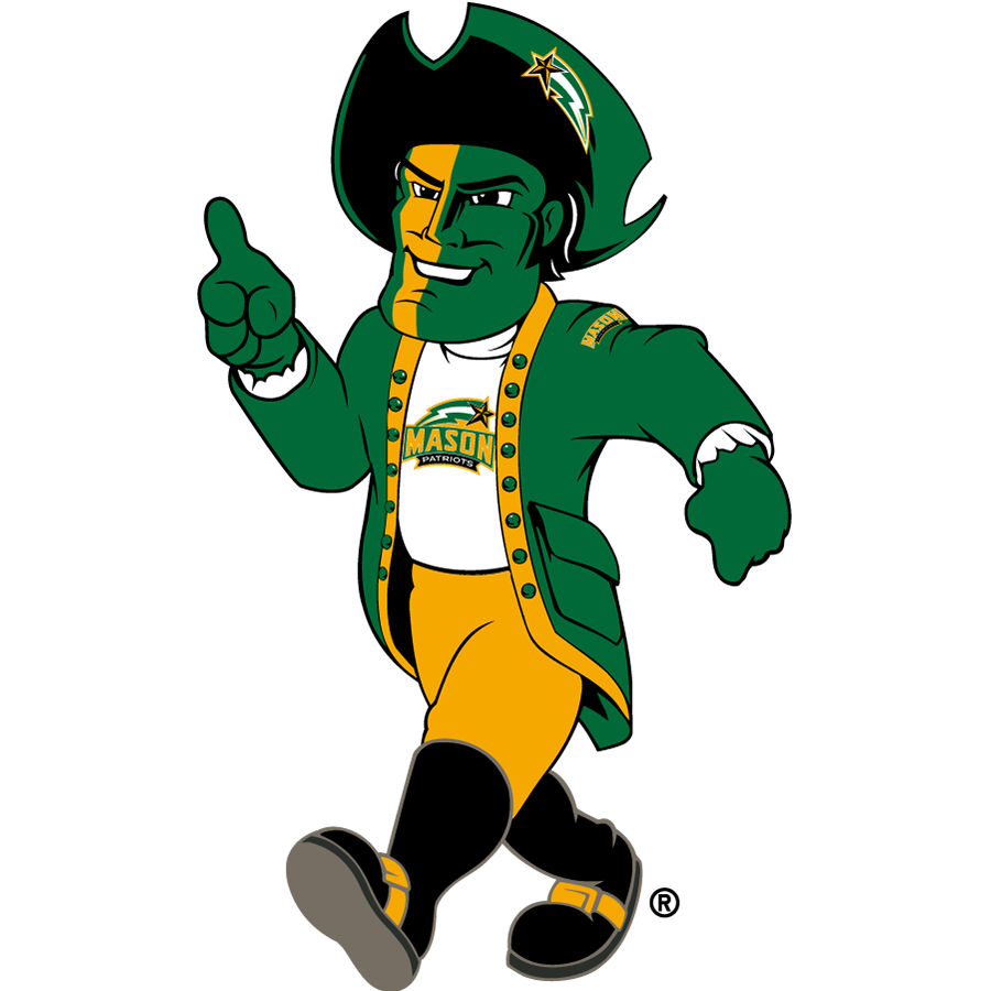 George Mason Patriots 2013-2024 Mascot Logo diy iron on heat transfer